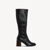 Fraser Wide Knee High Boot with Wide Calf