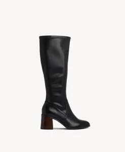 Fraser Wide Knee High Boot with Wide Calf