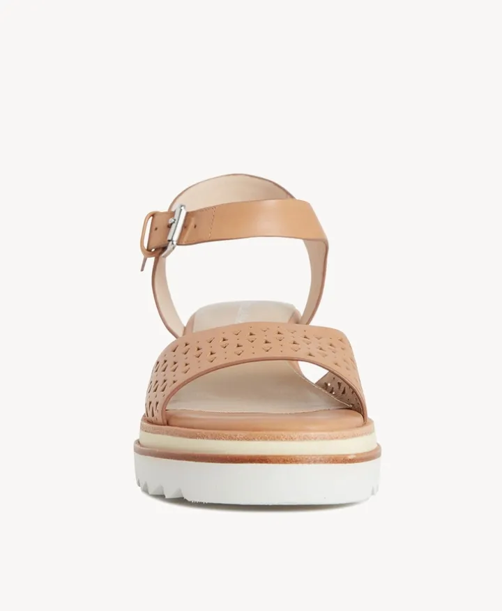 Rachel Perf Wedge Sandal
