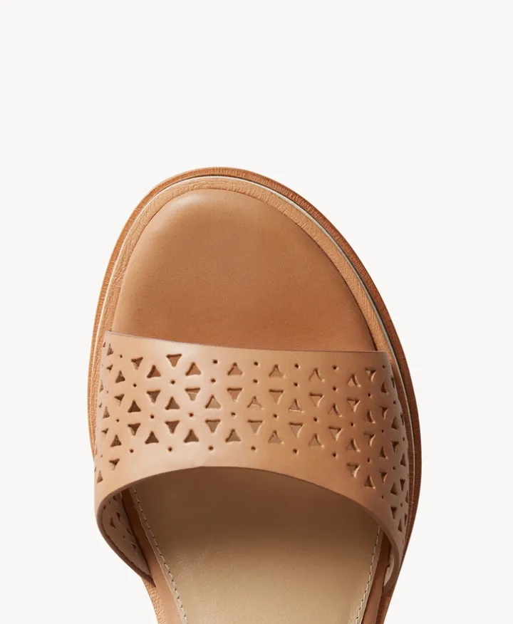 Rachel Perf Wedge Sandal