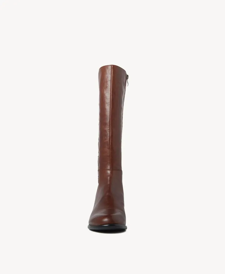 Sal Knee High Boot with Stretch Calf