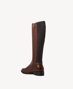 Sal Knee High Boot with Stretch Calf