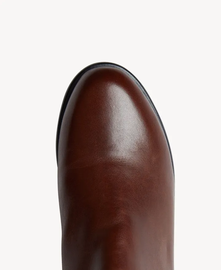 Sal Knee High Boot with Stretch Calf